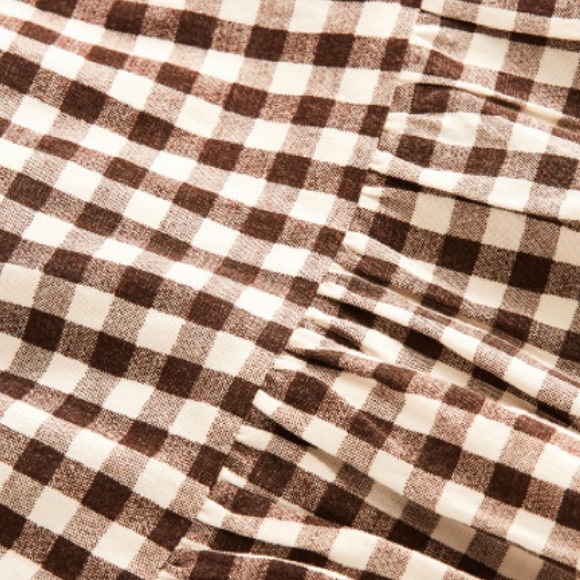 Gingham Print Tiered Maxi Dress - Picture 10 of 11